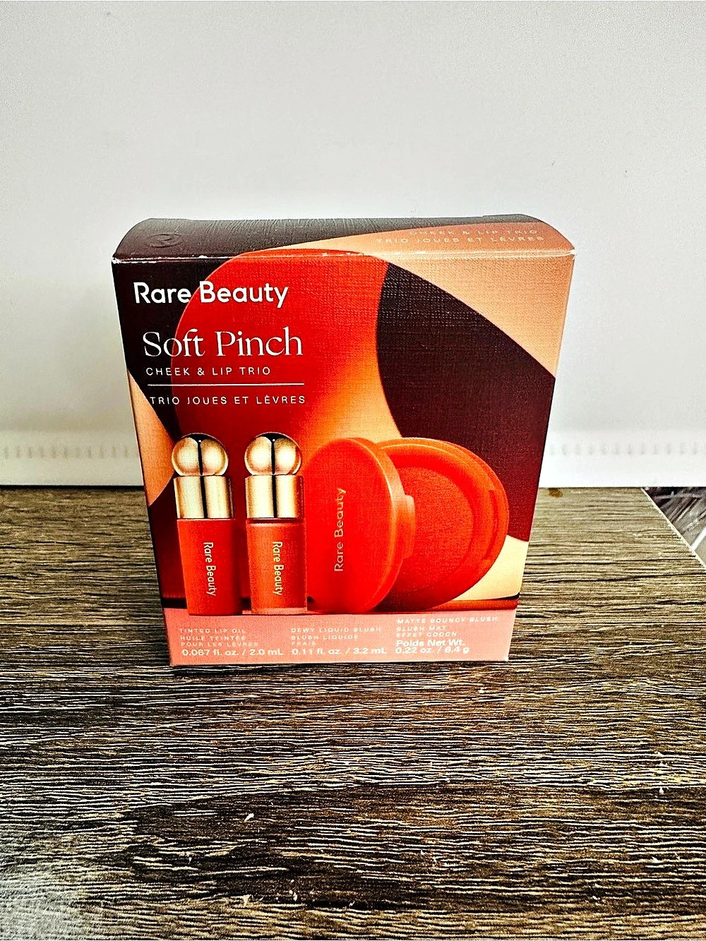 Rare Beauty Soft Pinch Cheek & Lip Trio Lip Duo Orange & Pink